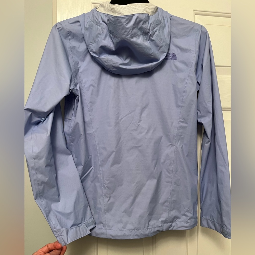 The North Face rain jacket, size S, lilac